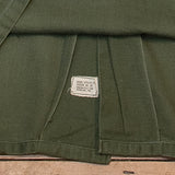 70s Vintage US Army 3rd Pattern OG-107 Cotton Sateen Utility Shirt - Medium