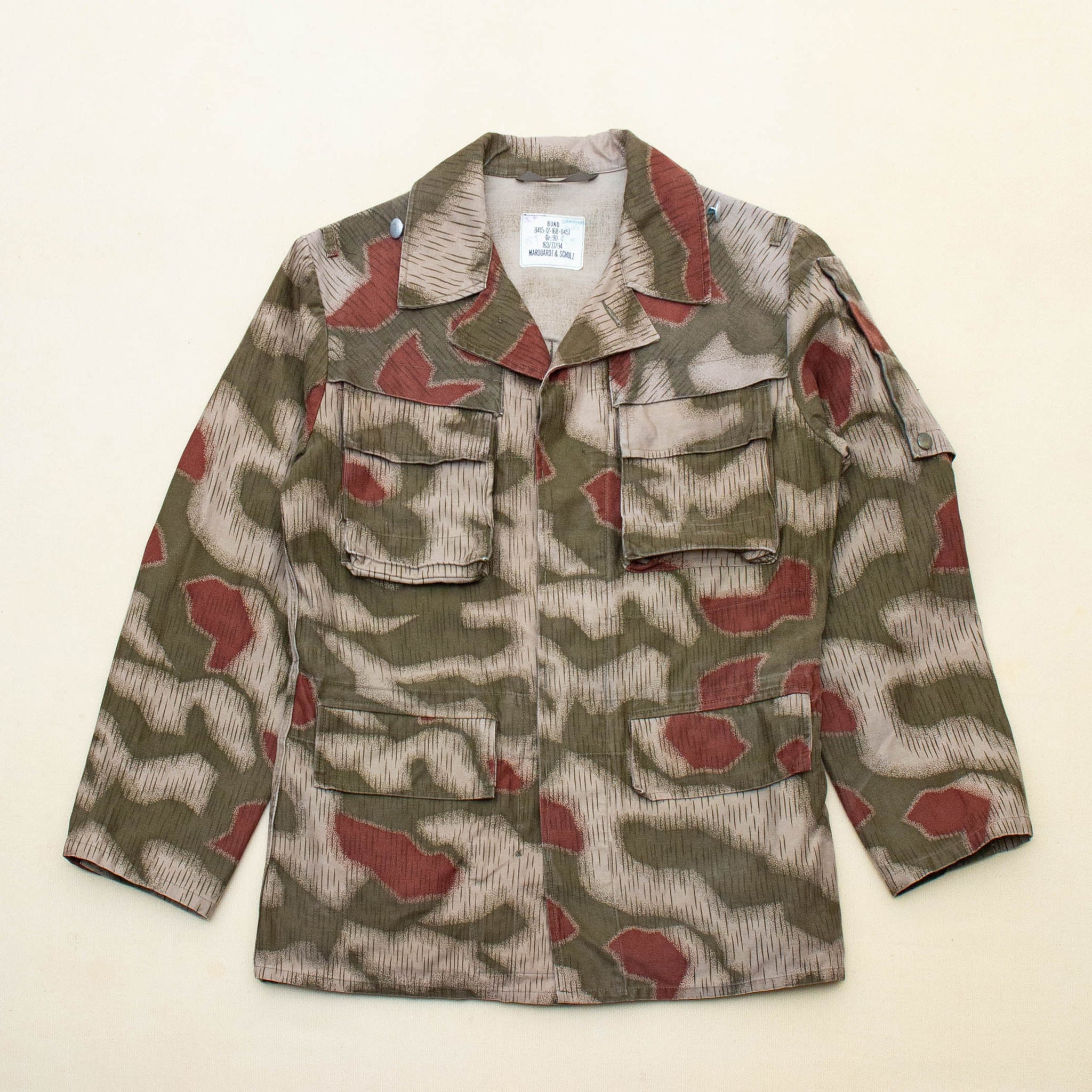 NOS 60s Vintage West German Border Guard (BGS) Marsh Camo Jacket NOS 60s Vintage West German Border Guard (BGS) Marsh Camo Jacket