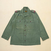 50s Vintage Dutch Army HBT Utility Shirt - Medium