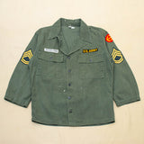 40s Vintage Modified US Army HBT Jacket - Large