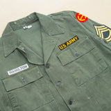 40s Vintage Modified US Army HBT Jacket - Large