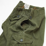 60s Vintage British Army Green Cotton Overall Trousers - 32x32