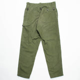 60s Vintage British Army Green Cotton Overall Trousers - 31x29