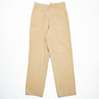 40s WW2 Vintage US Army Khaki Chinos - 31x34