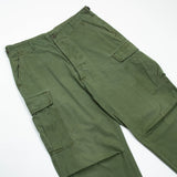 1967 Vietnam War Vintage Poplin Tropical Combat Trousers - 34x32