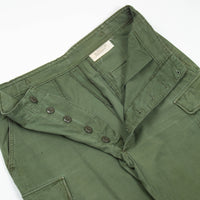 1967 Vietnam War Vintage Poplin Tropical Combat Trousers - 34x32