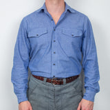 Deadstock Vintage Italian Navy Chambray Shirt