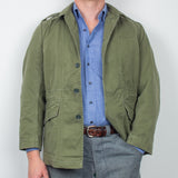 60s Vintage British Army Drill Overall Jacket - Small