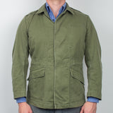 60s Vintage British Army Drill Overall Jacket - Small