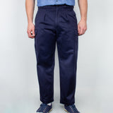00s Vintage Royal Navy Blue AWD FR Working Trousers - All Sizes