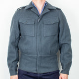 Deadstock 80s Vintage Finnish Civil Defence Wool Jacket - Medium