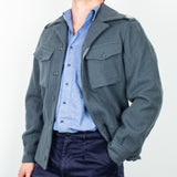 Deadstock 80s Vintage Finnish Civil Defence Wool Jacket - Medium