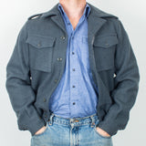 Deadstock 80s Vintage Finnish Civil Defence Wool Jacket - Medium