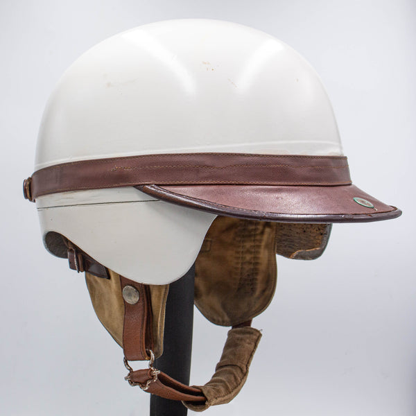 1950s Vintage Everoak Herbert Johnson F-1 Racing Helmet – Omega Militaria
