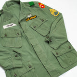 60s Vietnam War Vintage MACV 1st Pattern Jungle Jacket - Large