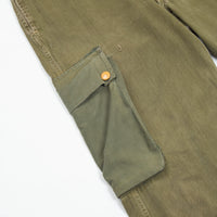 Rare 50s Vintage French-Modified HBT Trousers - 32x29