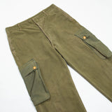 Rare 50s Vintage French-Modified HBT Trousers - 32x29