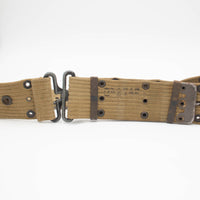 Original WW2 US Khaki M1936 Webbing Pistol Belt