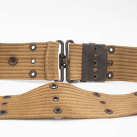 Original WW1 US Khaki M1912 Webbing Pistol Belt