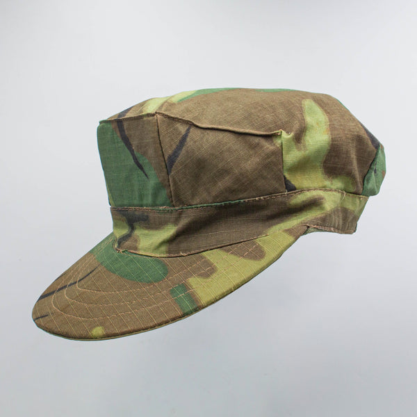60s Vintage Tailor-Made ERDL Patrol Cap - Small