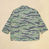 60s Vietnam War Vintage Late-War Lightweight (LLW) Tigerstripe Shirt - Large