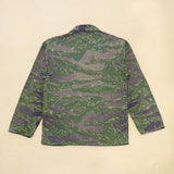 60s Vietnam War Vintage Tadpole Dense (TDD) / TO79 Tigerstripe Shirt - Small
