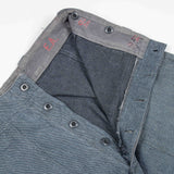 60s Vintage Swiss Army Salt & Pepper Denim Trousers