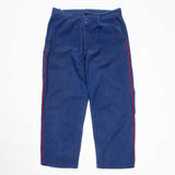 Rare 50s French Indigo Pompier Firefighter Trousers - 33x29