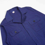 Deadstock 70s Vintage Indigo Italian Workwear Jacket - Medium