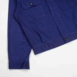 Deadstock 70s Vintage Indigo Italian Workwear Jacket - Medium