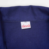 Deadstock 70s Vintage Indigo Italian Workwear Jacket - Medium