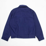 Deadstock 70s Vintage Indigo Italian Workwear Jacket - Medium