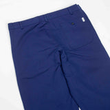 Deadstock 70s Vintage Indigo Italian Workwear Trousers - 37x33