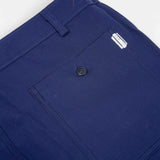 Deadstock 70s Vintage Indigo Italian Workwear Trousers - 37x33