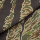 60s Vietnam War Vintage Bow Hunter's Zig-Zag Tigerstripe Shirt - Medium