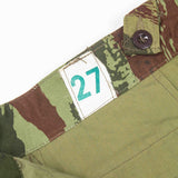 Deadstock 60s Vintage French Army TAP 47/56 Lizard Camo Trousers - 40x32