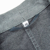 60s Vintage Swiss Army Salt & Pepper Denim Chore Jacket - Medium