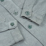 60s Vintage Swiss Army Salt & Pepper Denim Chore Jacket - Medium