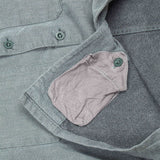 60s Vintage Swiss Army Salt & Pepper Denim Chore Jacket - Medium