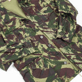 70s Vintage Portuguese Army Lizard Camo HBT Jacket - Small