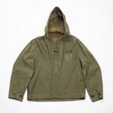 40s WW2 Vintage US Navy Foul Weather Parka - Medium