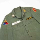 60s Vietnam War Vintage 'Witt' US Army HBT Utility Shirt - Medium