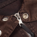 60s Vintage Japanese-Made Black Faded Harrington Jacket - Large