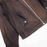 60s Vintage Japanese-Made Black Faded Harrington Jacket - Large