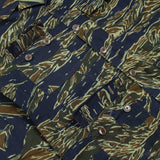 60s Vietnam War Vintage Thai Tadpole Sparse (TTS) Tigerstripe Jungle Jacket - Medium