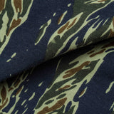 60s Vietnam War Vintage Thai Tadpole Sparse (TTS) Tigerstripe Jungle Jacket - Medium