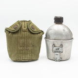 40s-50s US Military 1 Qt. Canteen Set