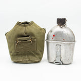 40s-50s US Military 1 Qt. Canteen Set