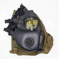 1961 Dated US Military Vietnam War ABC M17 Gas Mask & Bag