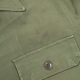60s Vintage Korean Army (ROKA) HBT Utility Shirt - Small